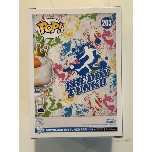 Funko Pop! Soccer Freddy #203 Funko Shop Exclusive DIY New #2 - Picture 7 of 7